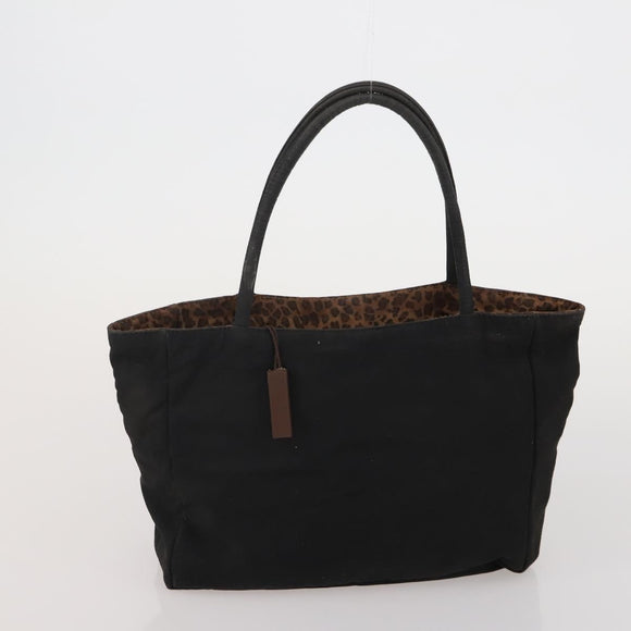 BOTTEGA VENETA Shoulder Bag Cotton jersey 3 Set Brown Black Auth bs35694
