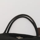 BOTTEGA VENETA Shoulder Bag Cotton jersey 3 Set Brown Black Auth bs35694-13
