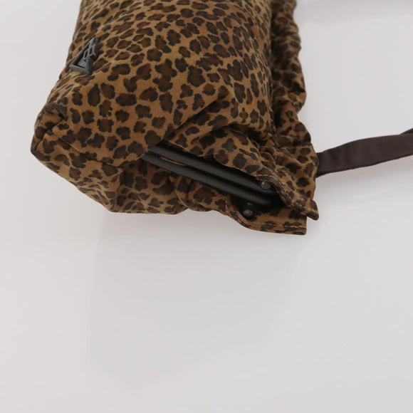 BOTTEGA VENETA Shoulder Bag Cotton jersey 3 Set Brown Black Auth bs35694