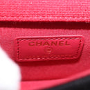 CHANEL Matelasse Chain Shoulder Bag Canvas Black Gold CC Auth bs35695SAM-19