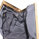 Miu Miu Hand Pouch Leather Green Gold Auth bs35699A-19