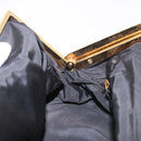 Miu Miu Hand Pouch Leather Green Gold Auth bs35699A-20