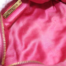Miu Miu Matelasse Pouch Nylon Pink Gold Auth bs35700-10