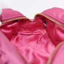 Miu Miu Matelasse Pouch Nylon Pink Gold Auth bs35700-21