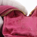Miu Miu Matelasse Pouch Nylon Pink Gold Auth bs35700-11