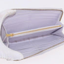 BOTTEGA VENETA MAXI INTRECCIATO Long Wallet Leather Purple Gold Auth bs35701-9
