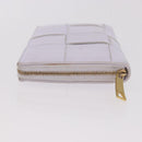 BOTTEGA VENETA MAXI INTRECCIATO Long Wallet Leather Purple Gold Auth bs35701-4