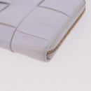 BOTTEGA VENETA MAXI INTRECCIATO Long Wallet Leather Purple Gold Auth bs35701-14