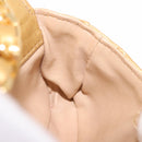 CHANEL Matelasse Chain Pouch Lamb Skin Gold CC Auth bs35703V-23