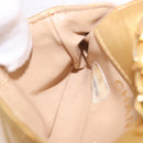 CHANEL Matelasse Chain Pouch Lamb Skin Gold CC Auth bs35703V-24