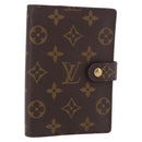 LOUIS VUITTON Monogram Agenda PM Day Planner Cover R20005 LV Auth bs35704-1