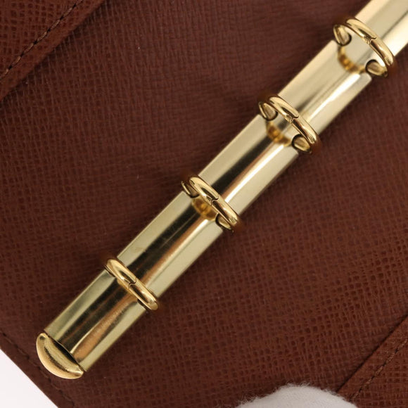 LOUIS VUITTON Monogram Agenda PM Day Planner Cover R20005 LV Auth bs35704