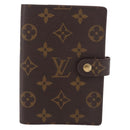 LOUIS VUITTON Monogram Agenda PM Day Planner Cover R20005 LV Auth bs35704-13