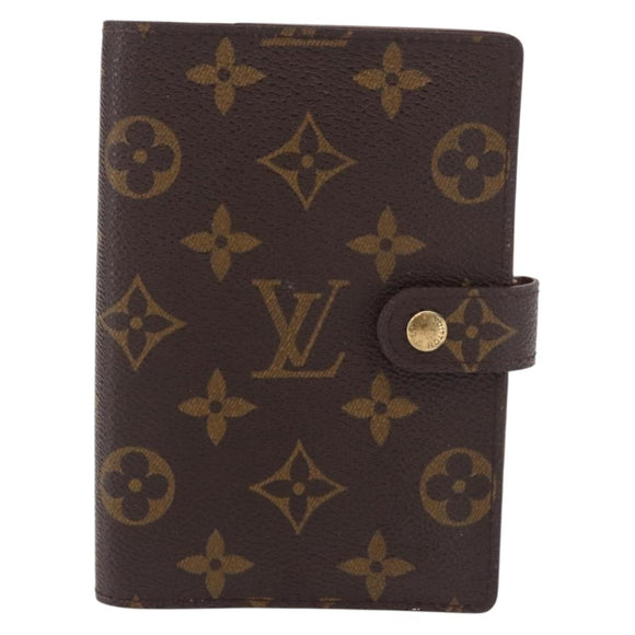 LOUIS VUITTON Monogram Agenda PM Day Planner Cover R20005 LV Auth bs35704