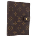 LOUIS VUITTON Monogram Agenda PM Day Planner Cover R20005 LV Auth bs35705-1