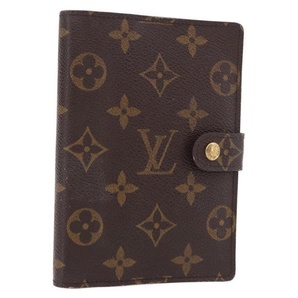 LOUIS VUITTON Monogram Agenda PM Day Planner Cover R20005 LV Auth bs35705