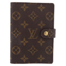 LOUIS VUITTON Monogram Agenda PM Day Planner Cover R20005 LV Auth bs35705-2