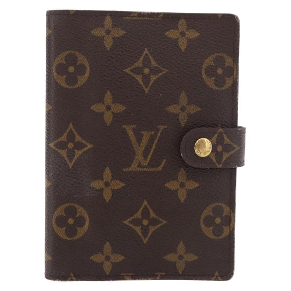 LOUIS VUITTON Monogram Agenda PM Day Planner Cover R20005 LV Auth bs35705