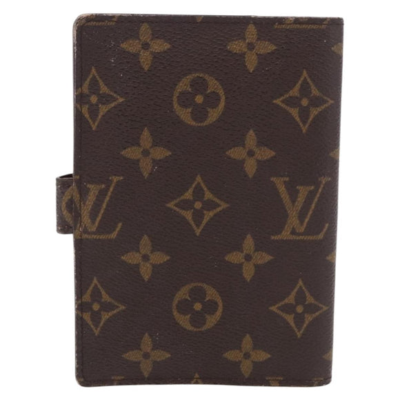 LOUIS VUITTON Monogram Agenda PM Day Planner Cover R20005 LV Auth bs35705