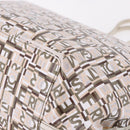 Salvatore Ferragamo Hand Bag PVC Leather White Silver Auth bs35706-16