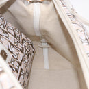 Salvatore Ferragamo Hand Bag PVC Leather White Silver Auth bs35706-18
