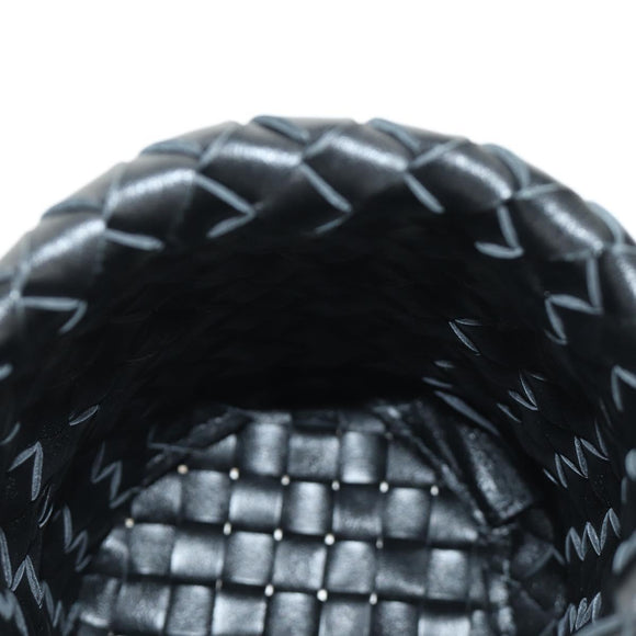 BOTTEGA VENETA INTRECCIATO Go Game Set Leather White Black Auth bs35708M