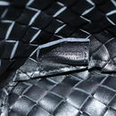 BOTTEGA VENETA INTRECCIATO Go Game Set Leather White Black Auth bs35708M-19