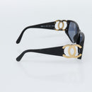 CHANEL Sunglasses plastic 3 Set Black Brown CC Auth bs35709-10