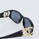 CHANEL Sunglasses plastic 3 Set Black Brown CC Auth bs35709-12