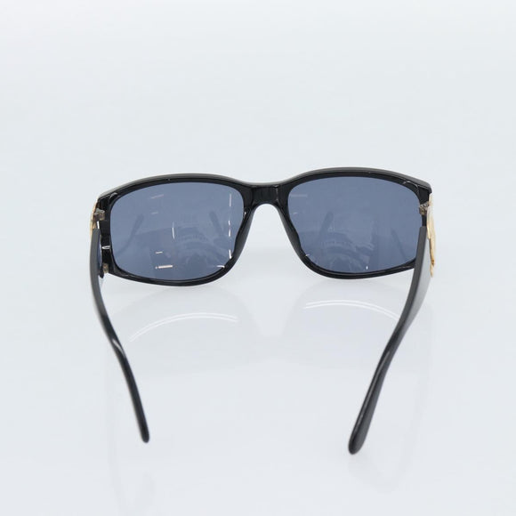 CHANEL Sunglasses plastic 3 Set Black Brown CC Auth bs35709