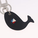 LOUIS VUITTON Whale America's Cup Charm Leather Red Black M62347 Auth bs35710V-4