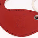 LOUIS VUITTON Whale America's Cup Charm Leather Red Black M62347 Auth bs35710V-7