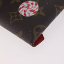LOUIS VUITTON Monogram Vivienne Bag Pochette Kirigami Pouch M12203 Auth bs35711V-12