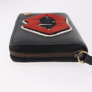 GUCCI GG Marmont Long Wallet Leather Black Gold 474584 Auth bs35713A-5