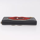 GUCCI GG Marmont Long Wallet Leather Black Gold 474584 Auth bs35713A-7