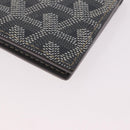 GOYARD Herringbone Card Case PVC Gray Auth bs35715V-10