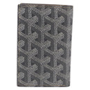 GOYARD Herringbone Card Case PVC Gray Auth bs35715V-3