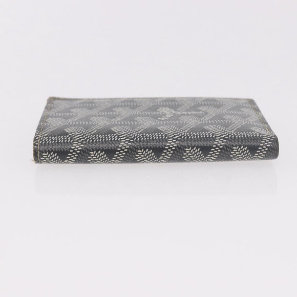 GOYARD Herringbone Card Case PVC Gray Auth bs35715V