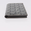 GOYARD Herringbone Card Case PVC Gray Auth bs35715V-7