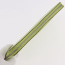 HERMES Azap Long Silk In Long Wallet Leather Green Silver Auth bs35717-5
