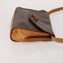 CELINE Macadam Canvas Shoulder Bag PVC Leather 4 Set 2way Brown Auth bs35722-11
