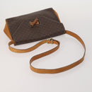CELINE Macadam Canvas Shoulder Bag PVC Leather 4 Set 2way Brown Auth bs35722-12