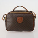 CELINE Macadam Canvas Shoulder Bag PVC Leather 4 Set 2way Brown Auth bs35722-15