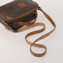 CELINE Macadam Canvas Shoulder Bag PVC Leather 4 Set 2way Brown Auth bs35722-18