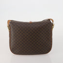 CELINE Macadam Canvas Shoulder Bag PVC Leather 4 Set 2way Brown Auth bs35722-22