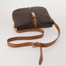 CELINE Macadam Canvas Shoulder Bag PVC Leather 4 Set 2way Brown Auth bs35722-24