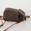 CELINE Macadam Canvas Shoulder Bag PVC Leather 4 Set 2way Brown Auth bs35722-4