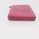 HERMES Azap Long Wallet Leather 2 Set Pink Green Auth bs35723-4
