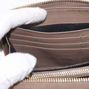 SAINT LAURENT Long Wallet Leather Brown Gold Auth bs35724-19