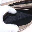 SAINT LAURENT Long Wallet Leather Brown Gold Auth bs35724-24